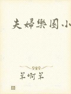 夫妇乐园小说封面