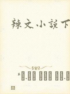 辣文小说下载