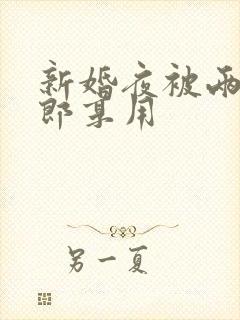 新婚夜被两个伴郎享用