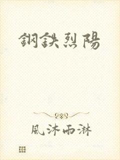 钢铁烈阳封面