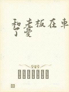 和老板在车里做了爱