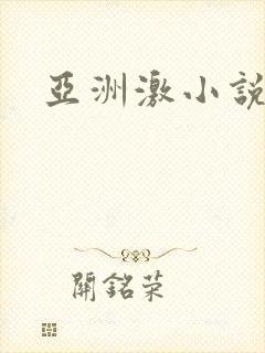 亚洲激小说