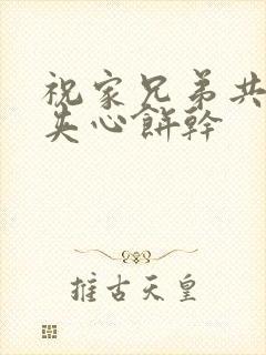 祝家兄弟共享后夹心饼干