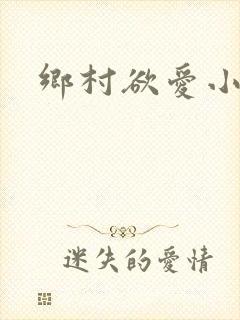 乡村欲爱小说
