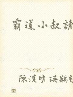 霸道小叔请轻撩