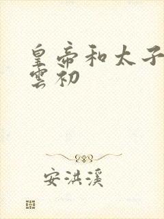 皇帝和太子妃h云初