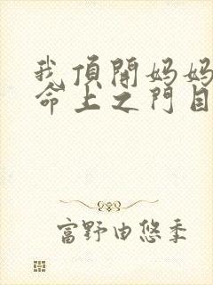 我顶开妈妈的生命上之门目录
