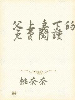 父上妻下的小说免费阅读