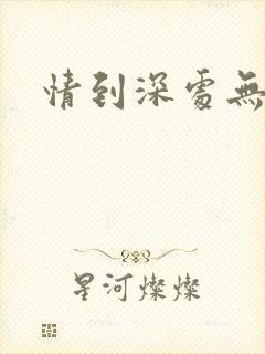 情到深处无怨尤封面