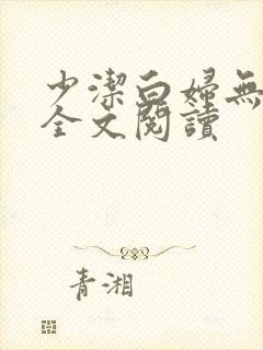 少洁白妇无删减全文阅读