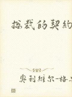 总裁的契约妻