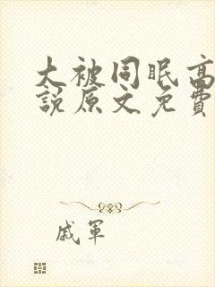 大被同眠高粱小说原文免费阅读
