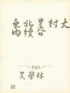 东北农村大炕乱肉续公封面