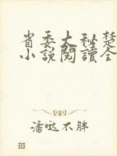 省委大秘楚东恒小说阅读全文封面