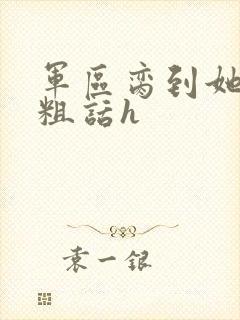 军区脔到她哭h粗话h