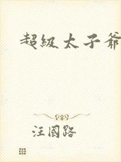 超级太子爷封面