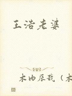 王浩老婆