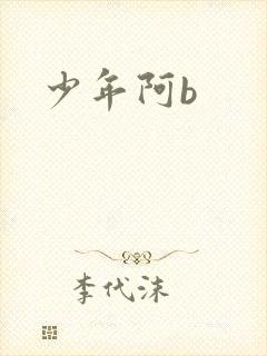 少年阿b