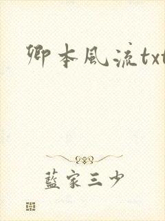 卿本风流txt封面