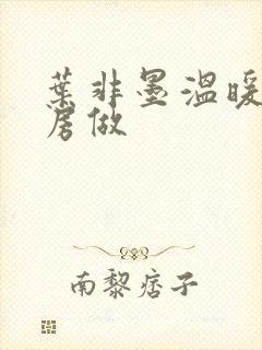 叶非墨温暖在厨房做