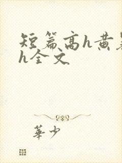 短篇高h黄暴辣h全文封面