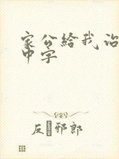 家公给我治疗5中字