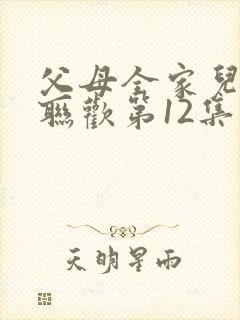 父母全家儿女大联欢第12集
