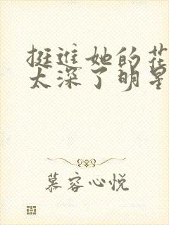 挺进她的花苞啊太深了明星小说封面