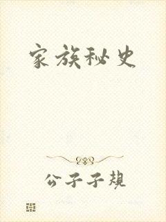 家族秘史封面