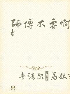 师傅不要啊txt