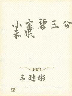 小家碧玉公主夜未眠封面