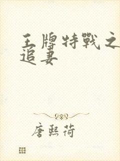 王牌特战之军少追妻