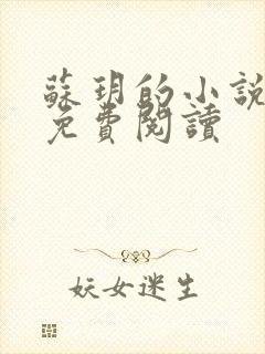 苏玥的小说全文免费阅读