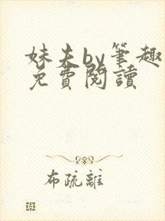 妹夫by笔趣阁免费阅读