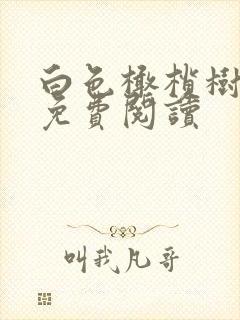 白色橄榄树全文免费阅读