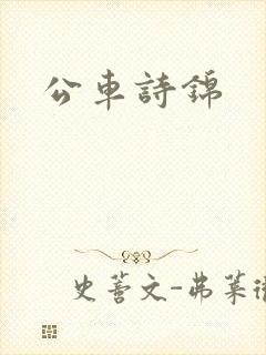 公车诗锦