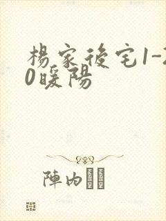 杨家后宅1-20暖阳