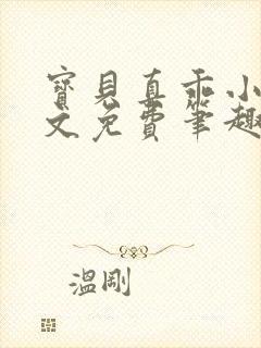 宝贝真乖小说全文免费笔趣阁