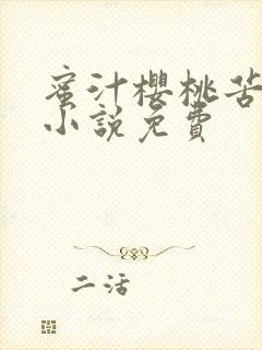 蜜汁樱桃苦咖啡小说免费封面