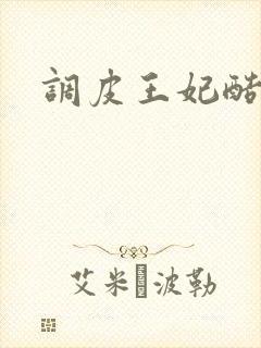 调皮王妃酷王爷封面