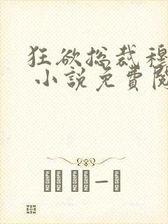 狂欲总裁穆非雪 小说免费阅读