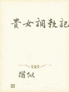 贵女调教记封面