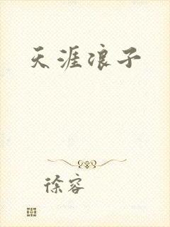 天涯浪子封面