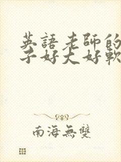 英语老师的小兔子好大好软水
