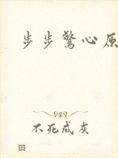 步步惊心原著