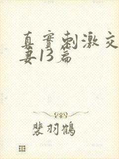 真实刺激交换娇妻13篇封面
