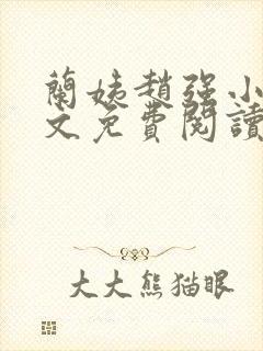 兰姨赵强小说全文免费阅读