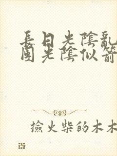 长日光阴乱作一团光阴似箭笔渺