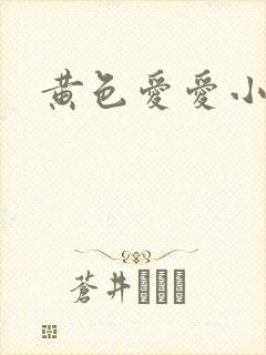 黄色爱爱小说