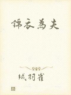 锦衣为夫封面